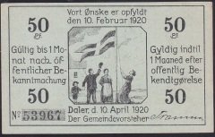 ALMANYA 50 PFENNİNG NOTGELD 1920 ÇİL