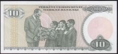 7.Emisyon 1.Tertip 10 Lira C11 270298 Çilaltı Çil