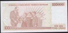 7.Emisyon 3.Tertip 100000 Lira I55 742784 Çil
