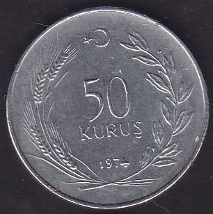 1974 Yılı 50 Kuruş