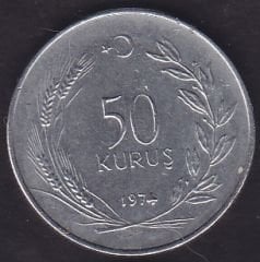 1974 Yılı 50 Kuruş