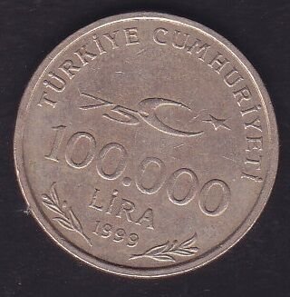 1999 Yılı 100.000 Lira