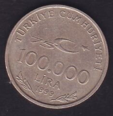 1999 Yılı 100.000 Lira
