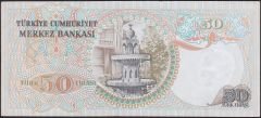 6.Emisyon 1.Tertip 50 Lira C73 432501 Çilaltı