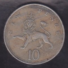 İNGİLTERE 10 PENCE 1969 eski paralar nereye satılır