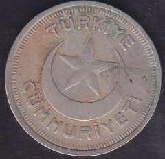 1937 Yılı 10 Kuruş Çok Temiz +