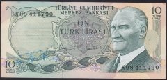 6.EMİSYON 2.TERTİP 10 LİRA K08 411790 ÇİLALTI