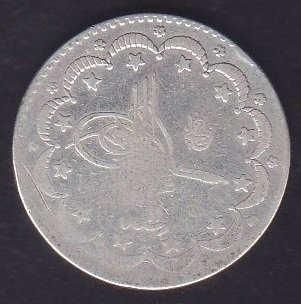 1293 / 11 ABDULHAMİT 5 KURUŞ GÜMÜŞ