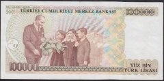 7.EMİSYON 2.TERTİP 100000 LİRA E19 017296 ÇÇT