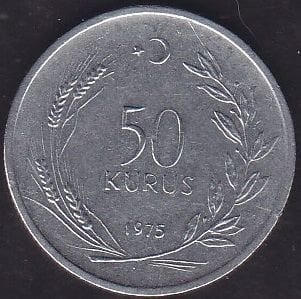 1975 Yılı 50 Kuruş