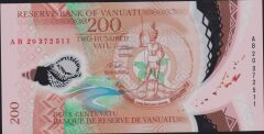 Vanuatu 200 Vatu 2020 Çil Pick 12