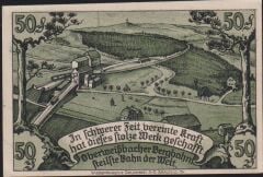 Almanya 50 Pfennig Notgeld 1921 Çil