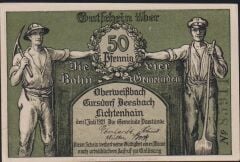 Almanya 50 Pfennig Notgeld 1921 Çil