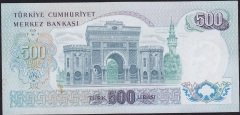 6.Emisyon 2.Tertip 500 Lira J62 150769 Çok Çok Temiz (Düzeltme var)