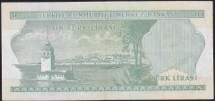 6.Emisyon 2.Tertip 10 Lira J72 147564 Çok Temiz+