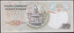 6.Emisyon 1.Tertip 50 Lira C76 313568 Çilaltı