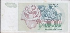 Yugoslavya 50000 Dinar 1992 Çok Temiz +