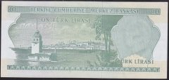 6.EMİSYON 2.TERTİP 10 LİRA J82 046824 ÇİLALTI