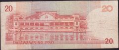 Filipinler 20 Piso 1990 Çok Temiz Kırmızı Seri