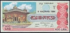 1984 9 Haziran Yarım Bilet - Y Serisi