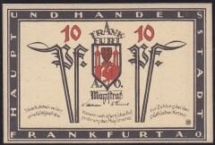 Almanya 10 Pfennig Notgeld 1921 Çil