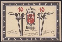 Almanya 10 Pfennig Notgeld 1921 Çil
