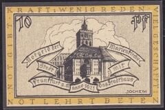 Almanya 10 Pfennig Notgeld 1921 Çil