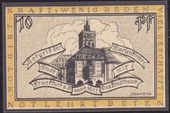 Almanya 10 Pfennig Notgeld 1921 Çil