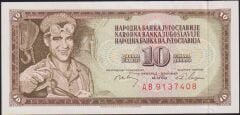 Yugoslavya 10 Dinar 1968 Çilaltı Çil