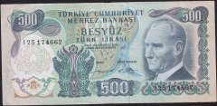 6.Emisyon 2.Tertip 500 Lira I25 174662 Çok Temiz+