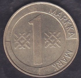 Finlandiya 1 Markka 1993