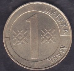 Finlandiya 1 Markka 1993