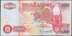 Zambia 50 Kwacha 1992 Çilaltı