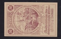 AVUSTURYA 50 HELLER NOTGELD 1920 ÇİL