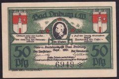 ALMANYA 50 PFENNİNG NOTGELD 1921 ÇİL