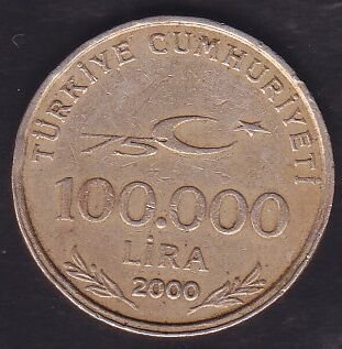 2000 Yılı 100.000 Lira