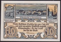 Almanya 10 Pfennig Notgeld 1921 Çil