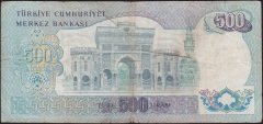 6.Emisyon 2.Tertip 500 Lira H53 075985 Temiz