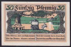 ALMANYA 50 PFENNİNG NOTGELD 1921 ÇİLALTI