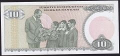 7.Emisyon 1.Tertip 10 Lira C04 307961 Çil