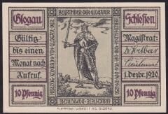 Almanya 10 Pfennig Notgeld 1920 Çil