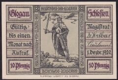 Almanya 10 Pfennig Notgeld 1920 Çil