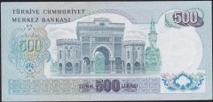 6.Emisyon 2.Tertip 500 Lira H46 164835 Çok Çok Temiz+