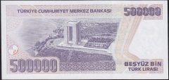 7.Emisyon 4.Tertip 500000 Lira I30 254446 Çilaltı Çil