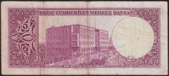5.Emisyon 1.Tertip 2.5 Lira D7 99495 Çok Temiz