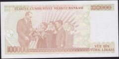 7.Emisyon 3.Tertip 100000 Lira I16 801443 Çil