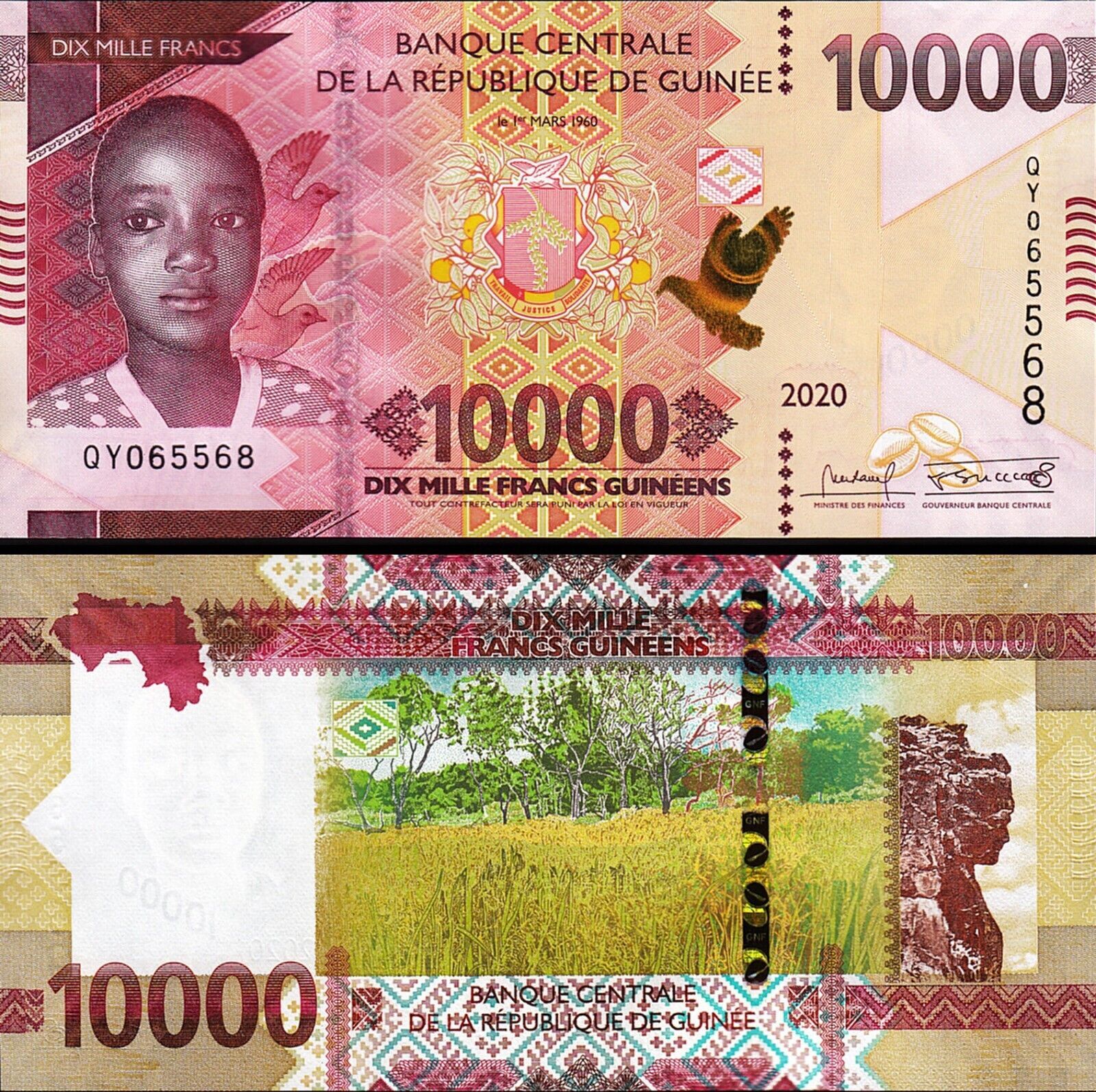 Gine 10000 Frank 2020 Çil Pick 49Ab