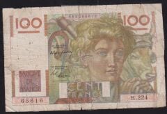 Fransa 100 Frank 6 Kasım 1948  Haliyle