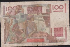 Fransa 100 Frank 6 Kasım 1948  Haliyle