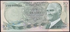 6.Emisyon 2.Tertip 10 Lira I80 301060 Çilaltı